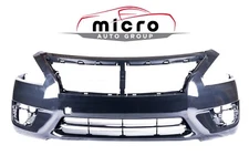 2013-2015 NISSAN ALTIMA FRONT BUMPER OEM PAINTED STORM BLUE RBD 620223TA0H