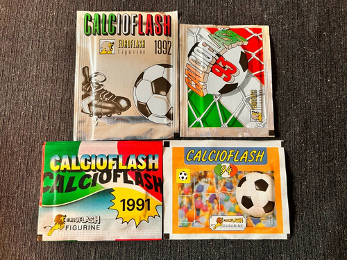 Lot 8 Pochettes Figurine Edis Calcio Foot 1984/1985/89/90/91/92/93/94