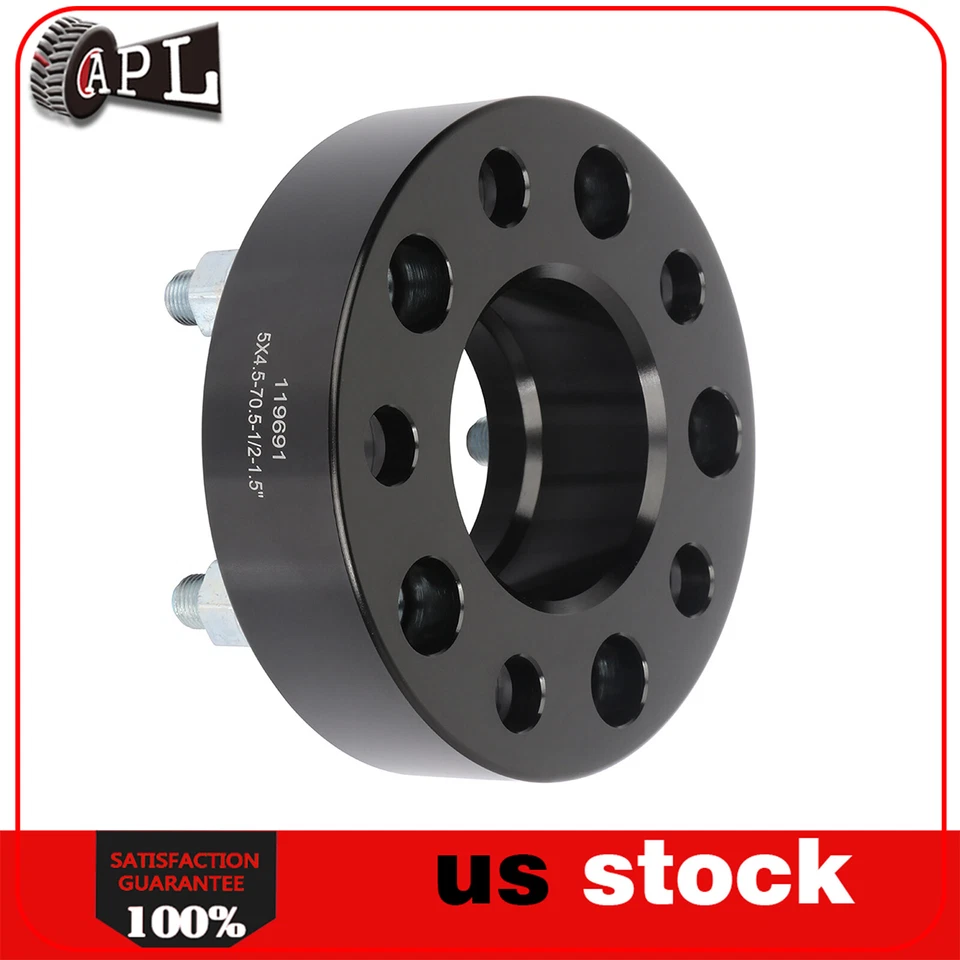 2X 1.5" Thick Hubcentric Wheel Spacers 5x114.3 For 1992-2011 Ford Crown Victoria - Image 2 of 4