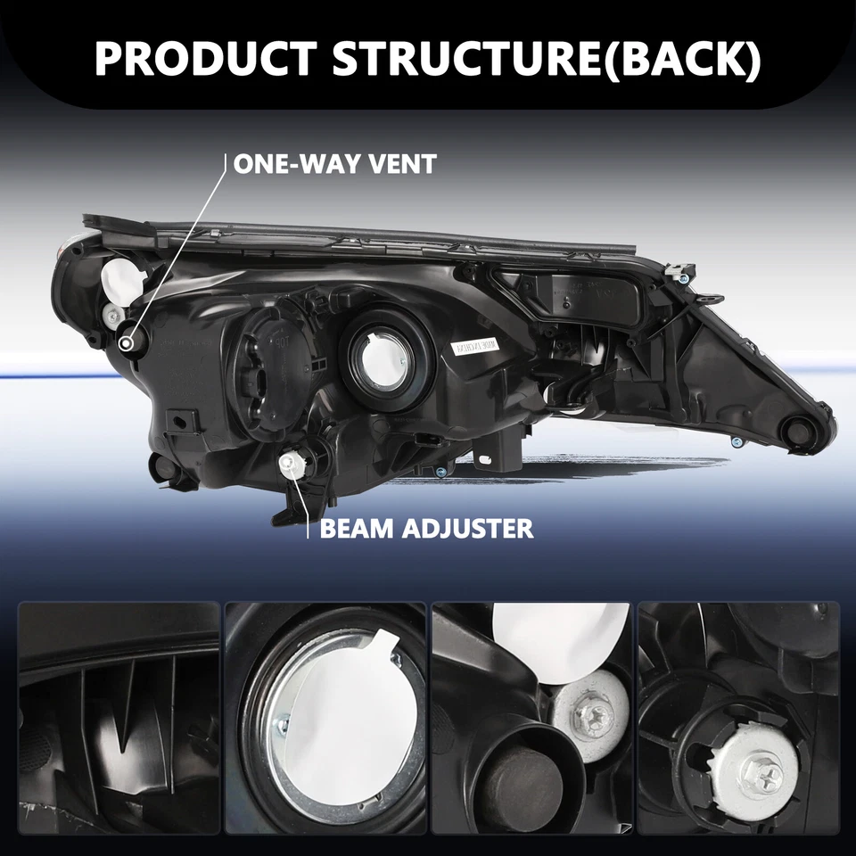 Juego de montaje de faros para Toyota RAV4 RAV-4 2013 2014 2015 Foto 4 de 4