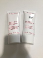Clarins Lot Of 2 Body Scrub And Body Lotion