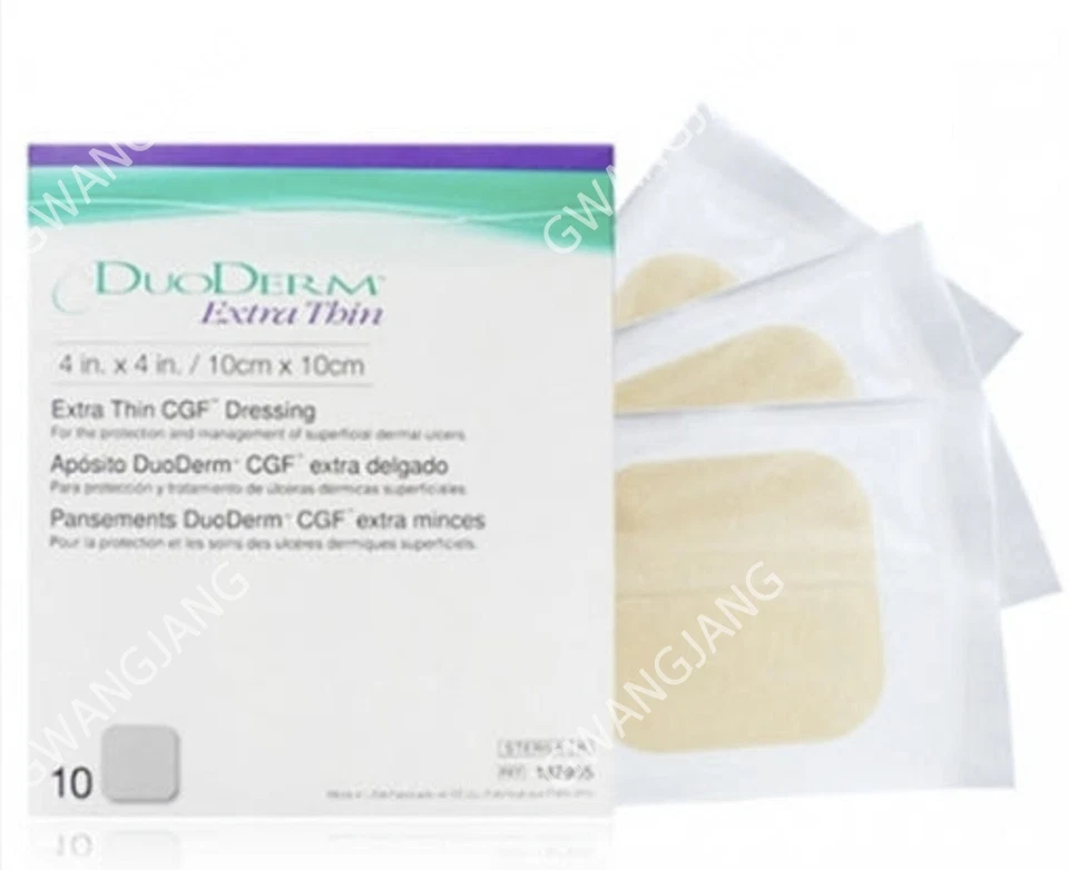 10pcs Duoderm 187955 Extra Thin CGF Dressing 10 X 10 cm 4 x 4 in Health Genuine - Image 4 of 4