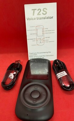 Smart Instant Voice Translator T2S - ( Black )