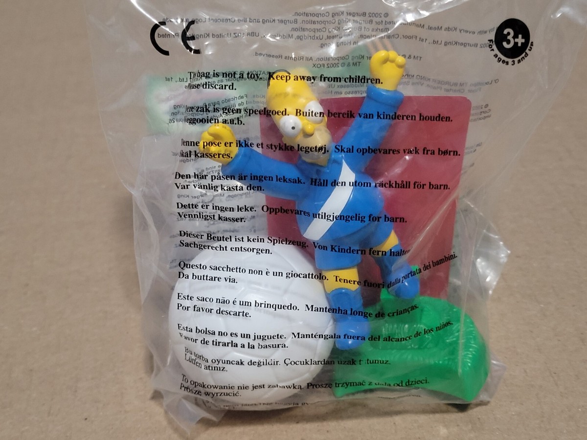 Simpsons Soccer Burger King Kids Toys, Complete Set Of 10 | eBay