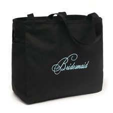 Embroidered Bridal Party Tote Bag - Bridesmaid