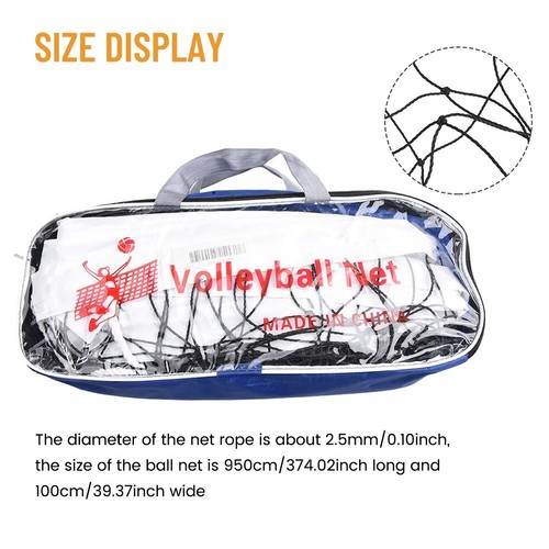 950x100cm Outdoor Volleyball Netz tragbares Volleyball Netz für Strand