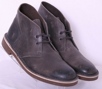 distressed leather chukka boots