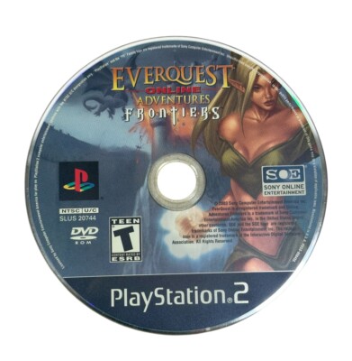 EverQuest Online Adventures: Frontiers (Sony PlayStation 2, PS2, 2003) Disc Only