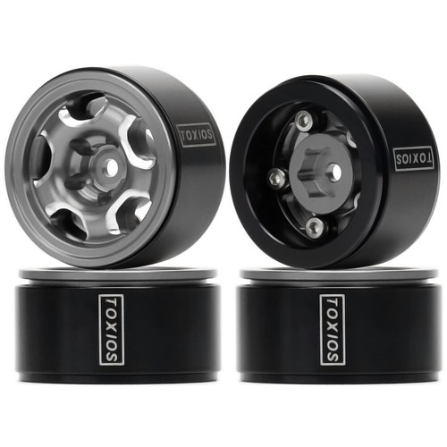 1/24 Legierung 1,0 Zoll Beadlock Radfelge für Mini Axial SCX24 C10 90081 Riegel - Bild 41 von 44