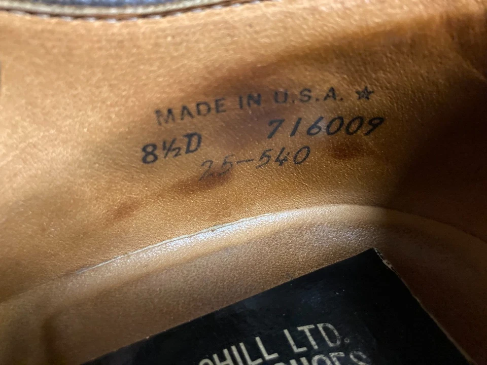 ZAPATOS CHURCHILL MARRÓN CLÁSICO PUNTA DE ALA CON CORDONES URBAN CITY POWER BUSINESS 8.5 D Foto 4 de 4