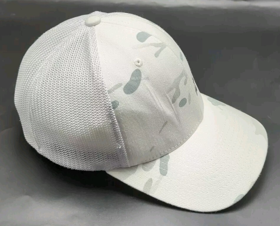 RIVERSIDE ENGINEERING hat flexfit fitted white ca… - image 3