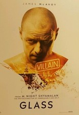 Glass - James McAvoy plays Kevin Wendell Crumb - Cineworld Collectable Postcard.