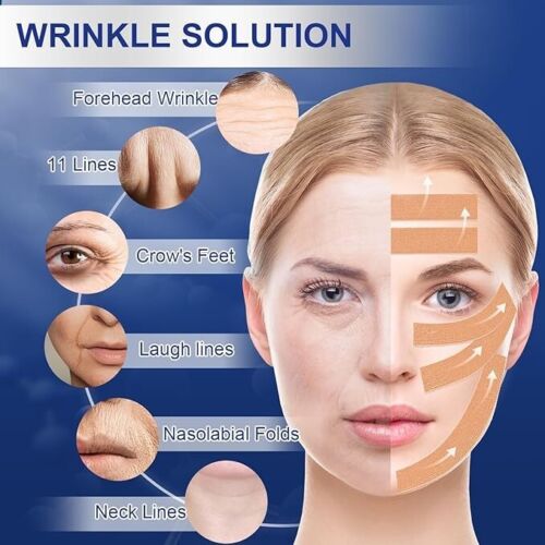 Anti-Wrinkle Tape | Facial Myofascial Lift Tape for Skin Firming, Anti-Aging Fac - Picture 3 of 6