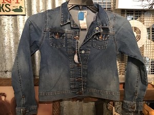 medium wash denim jacket
