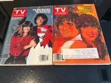 TV Guide - 2 from MORK & MINDY - 1978 & 1980 - ROBIN WILLIAMS & PAM DAWBER