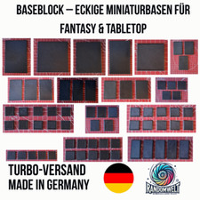 Wargaming Bases Eckig   20 50 mm   Ideal für...