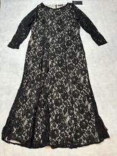 Size 20 M&S Collection Black Lace Dress BRAND NEW WITH TAGS Evening Cocktail
