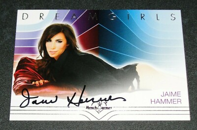 2017 Benchwarmer JAIME HAMMER Dreamgirls Silver #23 Black Auto PLAYBOY Penthouse