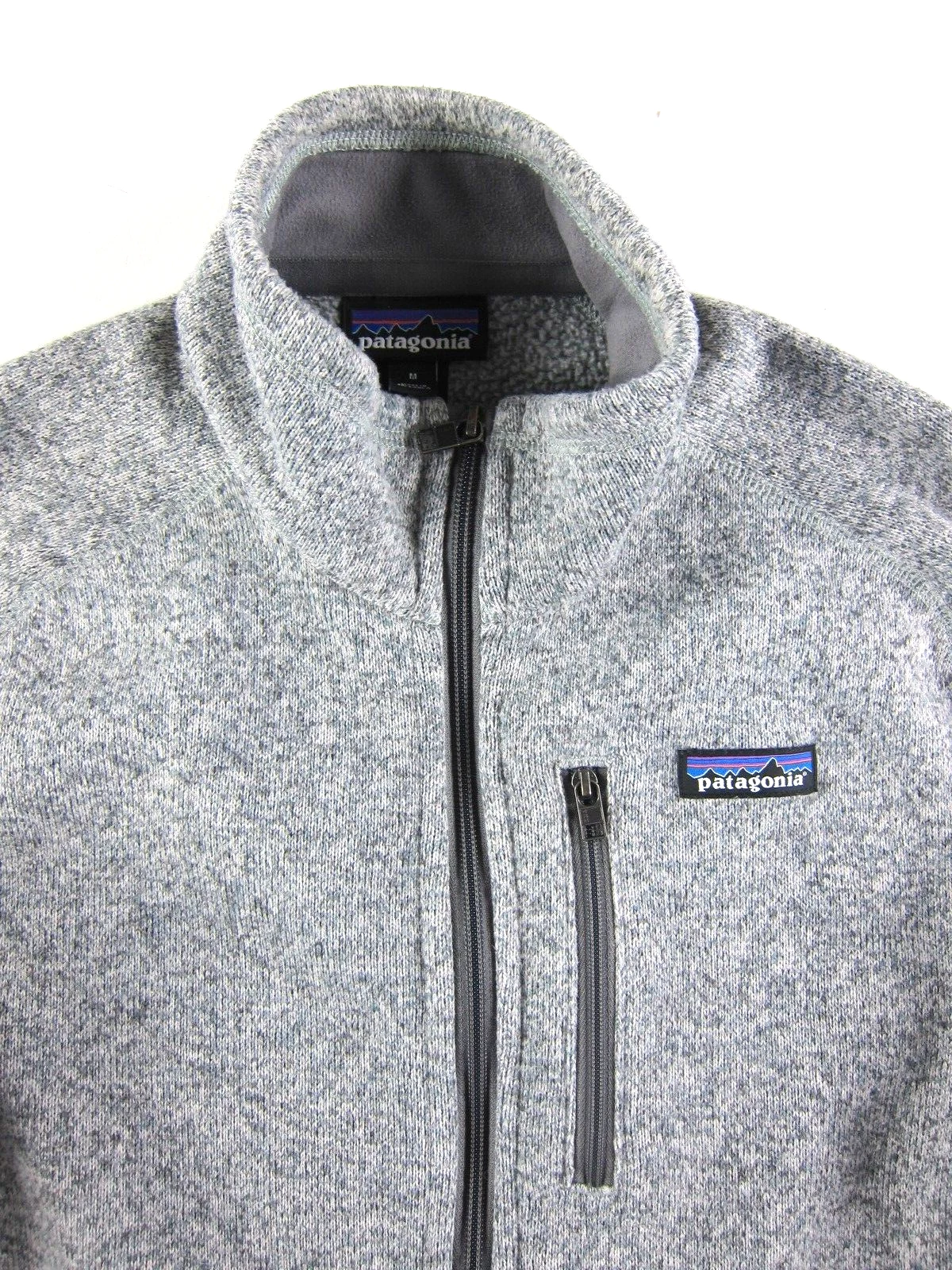 patagonia zillow full zip mock neck better sweater fleece jacket