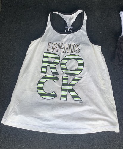 LOT OF 2 GIRLS JUSTICE TANK TOPS Mixed Lot Size 12 & 16 EUC. - Picture 5 of 6