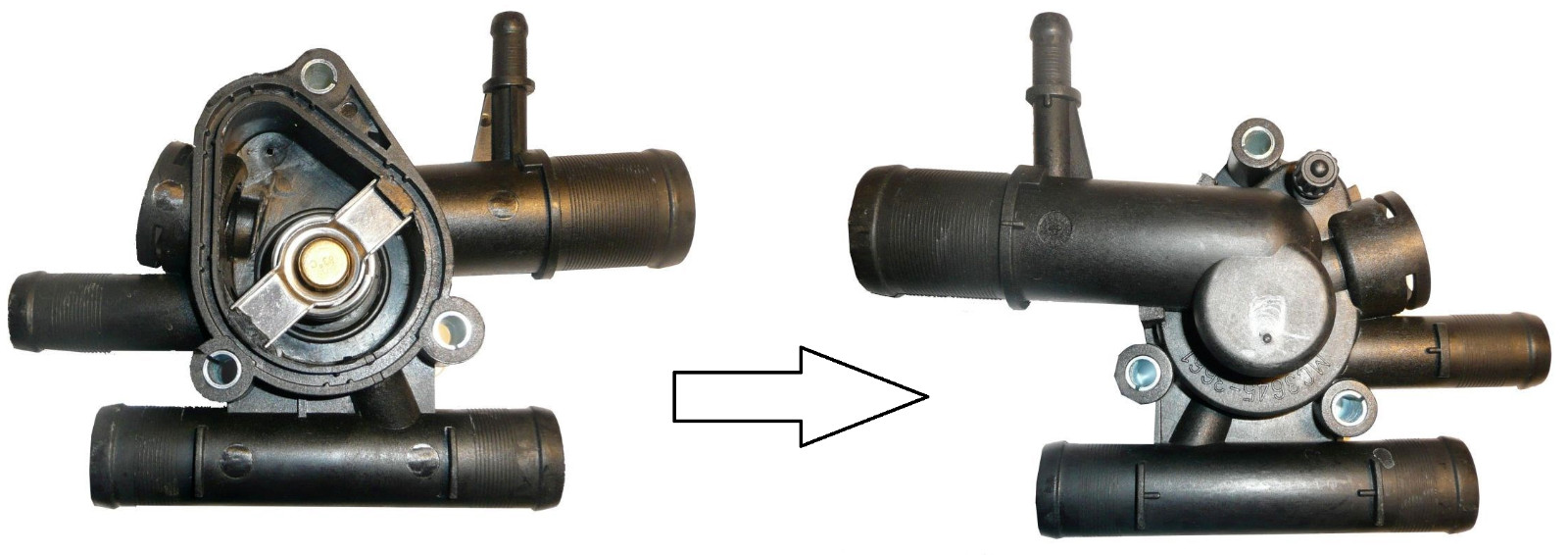 Boîtier thermostat de rechange MC-03661 pour moteur Opel Vivaro A et Master 2