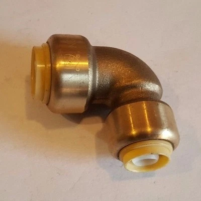 1 Pack XFITTING 1/2" X 3/8" Push Fit Reducing Elbow New!