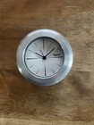 ZIRO Clock Brushed Aluminum BMW Desk Clock Minimal Post Modern 1980s Vintage MCM — photo 1