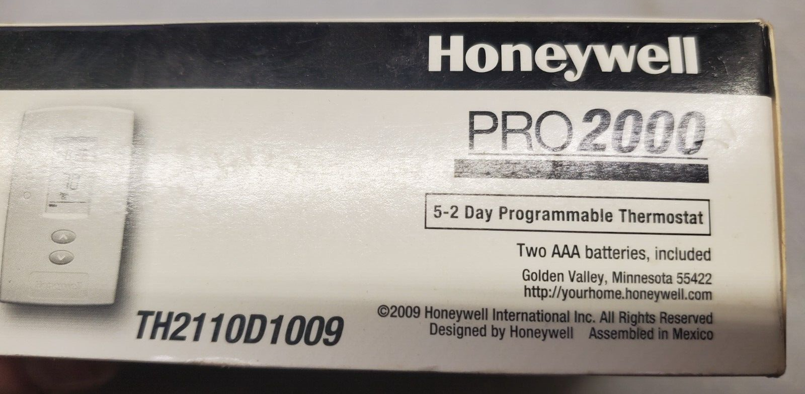 new-honeywell-th2110dv1009-pro-2000-vertical-programmable-thermostat-ebay