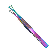 Pennington Tweezer 6" Slotted Clamp Forceps Body Piercing Instrument Rainbow