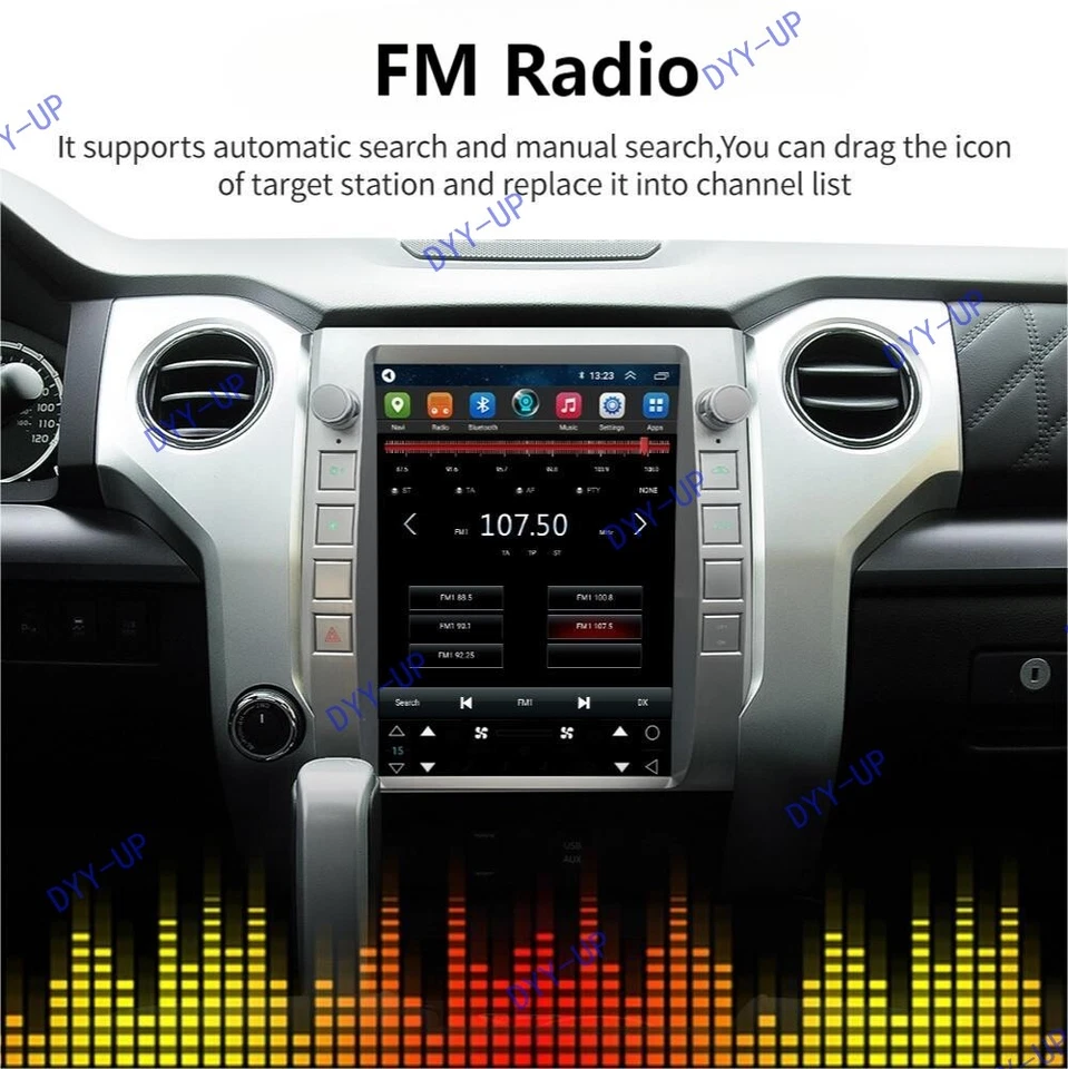 12,1» для Toyota Tundra 2014-2020 автомобиля GPS навигации Android стерео радио 2G + 32G - Изображение 4 из 4