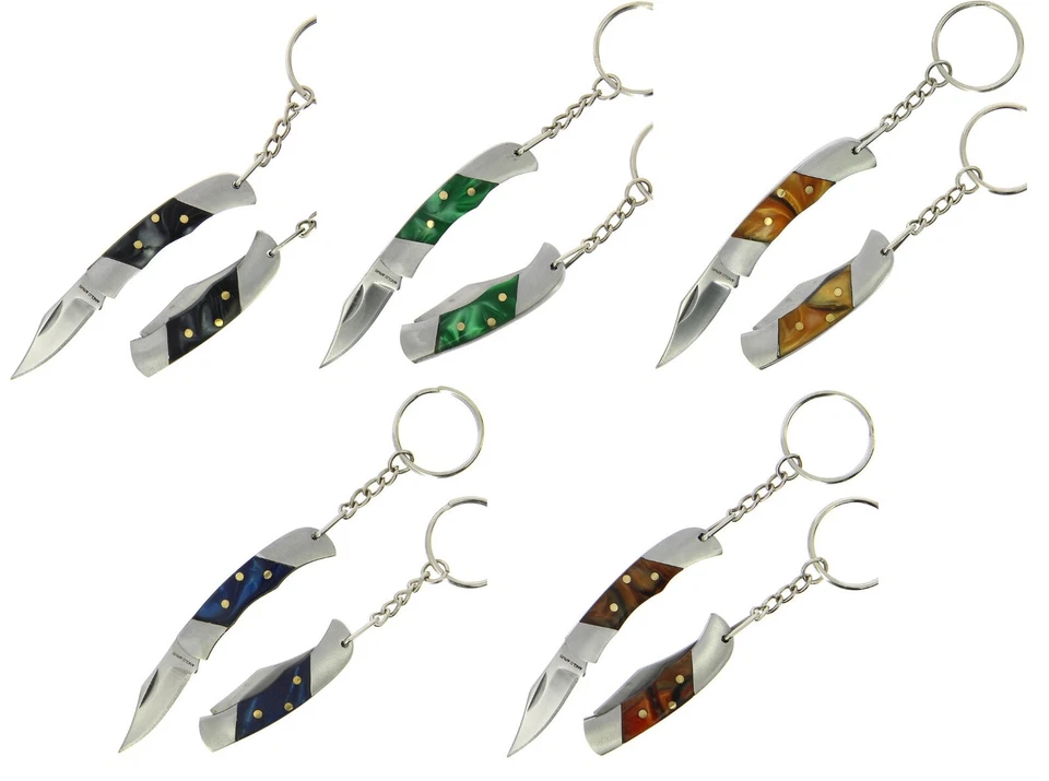 ANGLO ARMS EDC Messer verschieden Farben Schlüsselanhänger, Taschenmesser Schlüsselbund