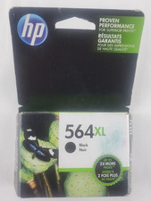 GENUINE HP 564XL BLACK Ink High Capacity Cartridge CN684WN SEALED BOX SEP 2019