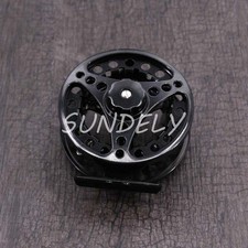 Black Aluminum Fly Fishing Reel 7/8 Left and Right Hand Retrieve 95mm