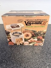 Veg-O-Matic II Food Cutter Original Box & 2 Blades Vintage