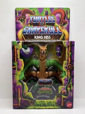 Turtles Of Grayskull King Hiss 5.5'' Action Figure MOTU x TMNT New Unpunched