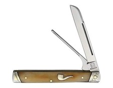 Rough Ryder The Pipe Doctor 3.63" Stainless Tobacco Bone Knife RR1899