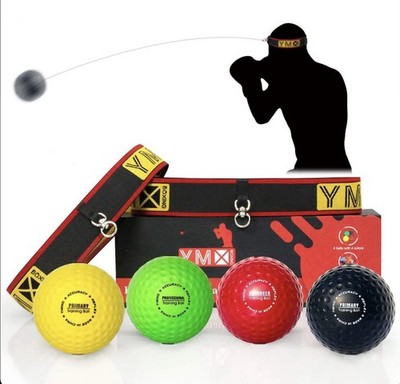 NEW: YMX Boxing Hand-Eye Coordination Training Ball Reflex Training Complete Kit