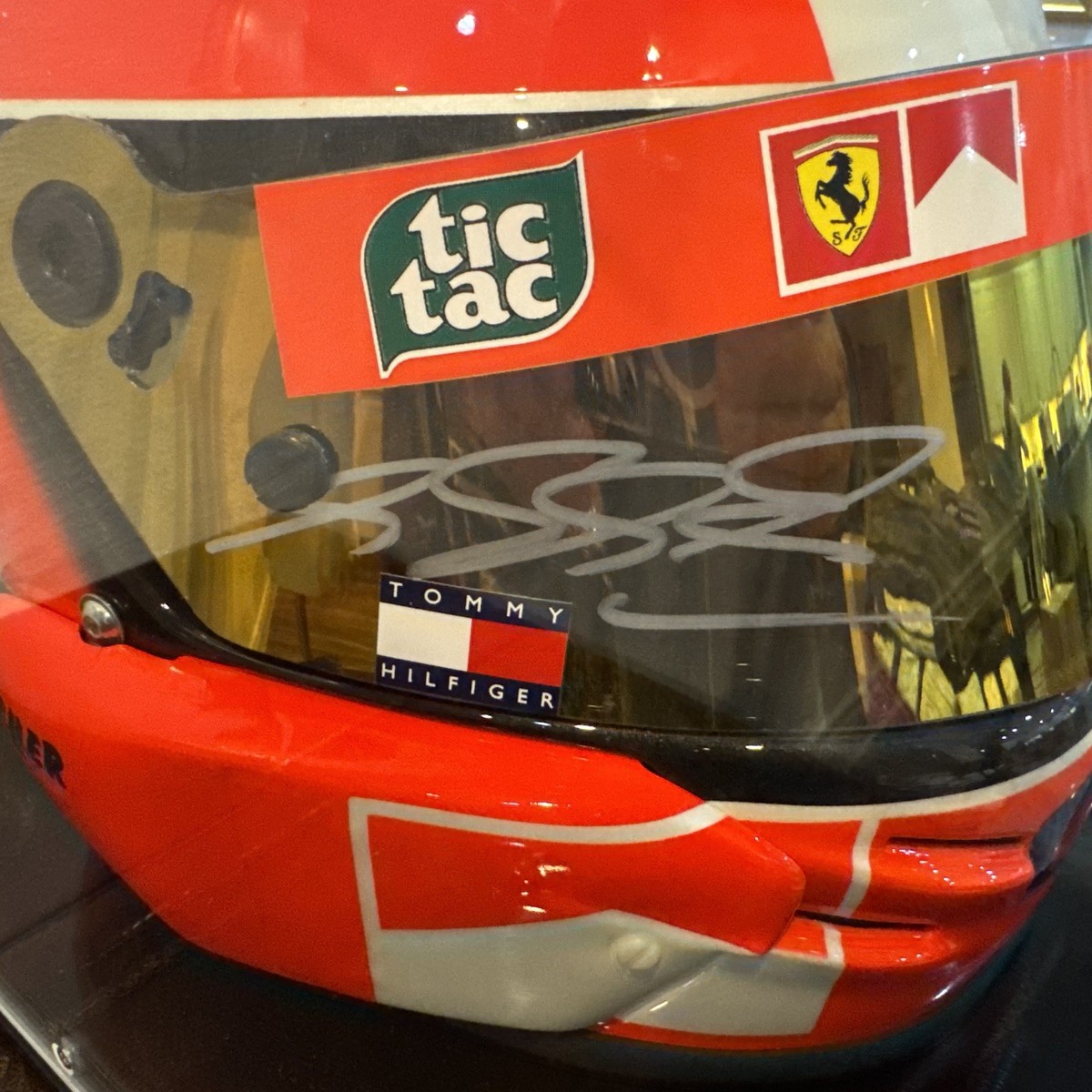 Michael Schumacher Signed Ferrari Bell Helmet Ltd Ed #23 of 50