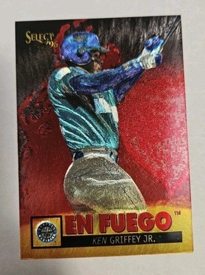 Pinnacle Select 1996 En Fuego Ken Griffey Jr Dufex 