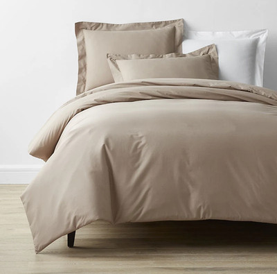 The Company Store - Classic Cool Cotton Percale Bed Duvet Cover - Brand New
