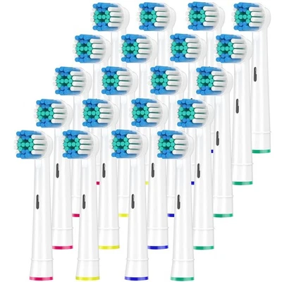 CSL-TECH 8x Toothbrush Heads Compatible with Oral-B Braun | Premium DuPont Bristles UK