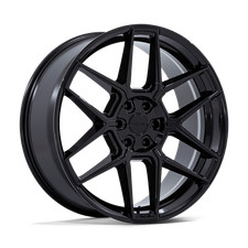 22x9.5 Niche NC281 Rise Gloss Black Wheel 5x112 (20mm)