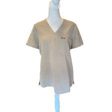 FIGS Catarina One Pocket Scrub Top In Boulder Womens Size Small