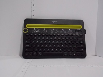 Logitech K480 Bluetooth Multi-Device Keyboard Black/Yellow   Used
