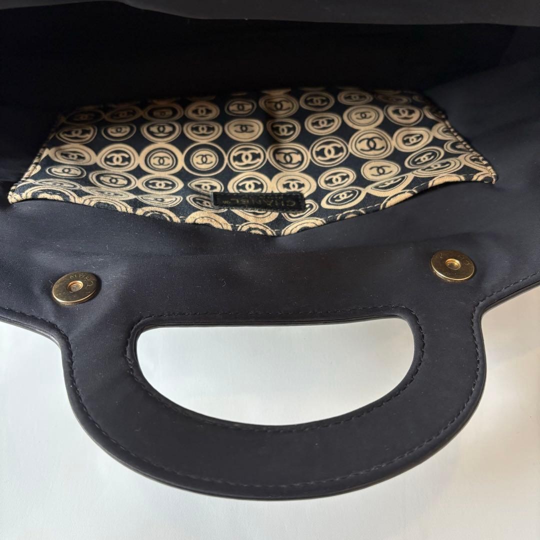 CHANEL Coco Mark Handbag Allover Pattern Handbag … - image 7