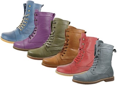 Andrea Conti Damen Leder Stiefeletten Schnürboots 0348760