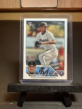 Eury Perez 2023 Topps Update Series Rookie Card RC #US139 Miami Marlins. rookie card picture