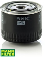Mann-Filter W914/26 ÖLfilter MotoröLfilter