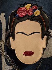 Groovy Frida Kahlo Handbag, Multicolour Sholder Bag