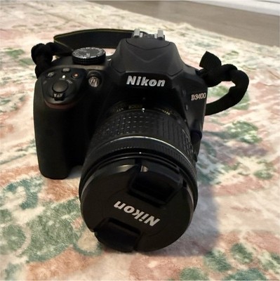 Nikon D3400 Camera Bundle with Lens, Flash, Battery, Charger, and Bag